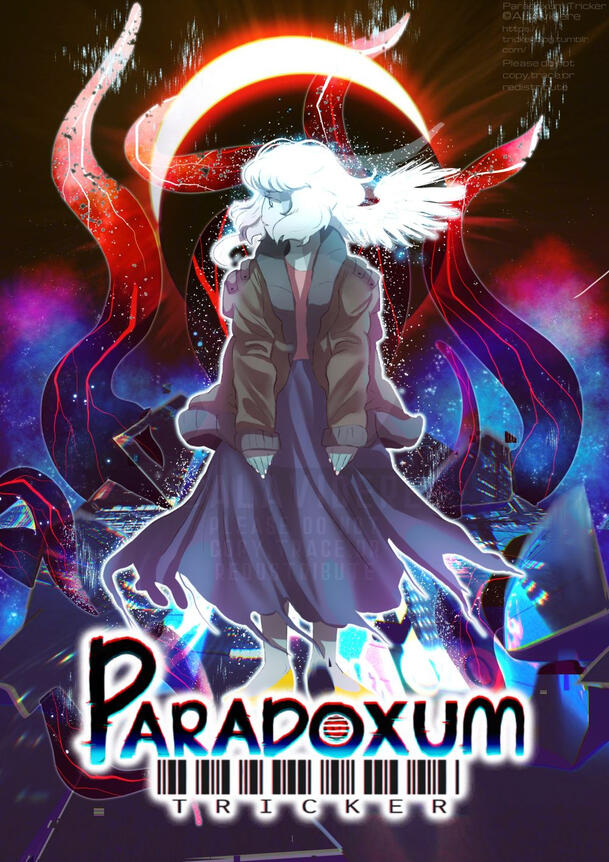 Paradoxum Tricker Cover Art season 1 Cover art for season 1 of my webcomic series.